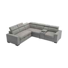 3 - Piece Upholstered Sleeper Sofa Sectional